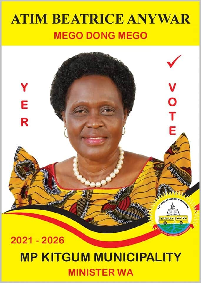 BEATRICE ATIM ANYWAR Aspiring Woman MP 2021 2026 KITGUM MUNICIPALITY